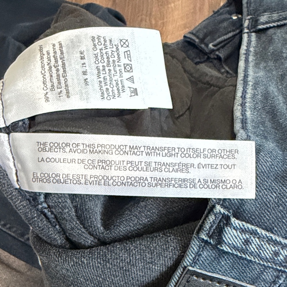 DKNY High Rise, Wide Leg Jeans - Picture 13 of 14
